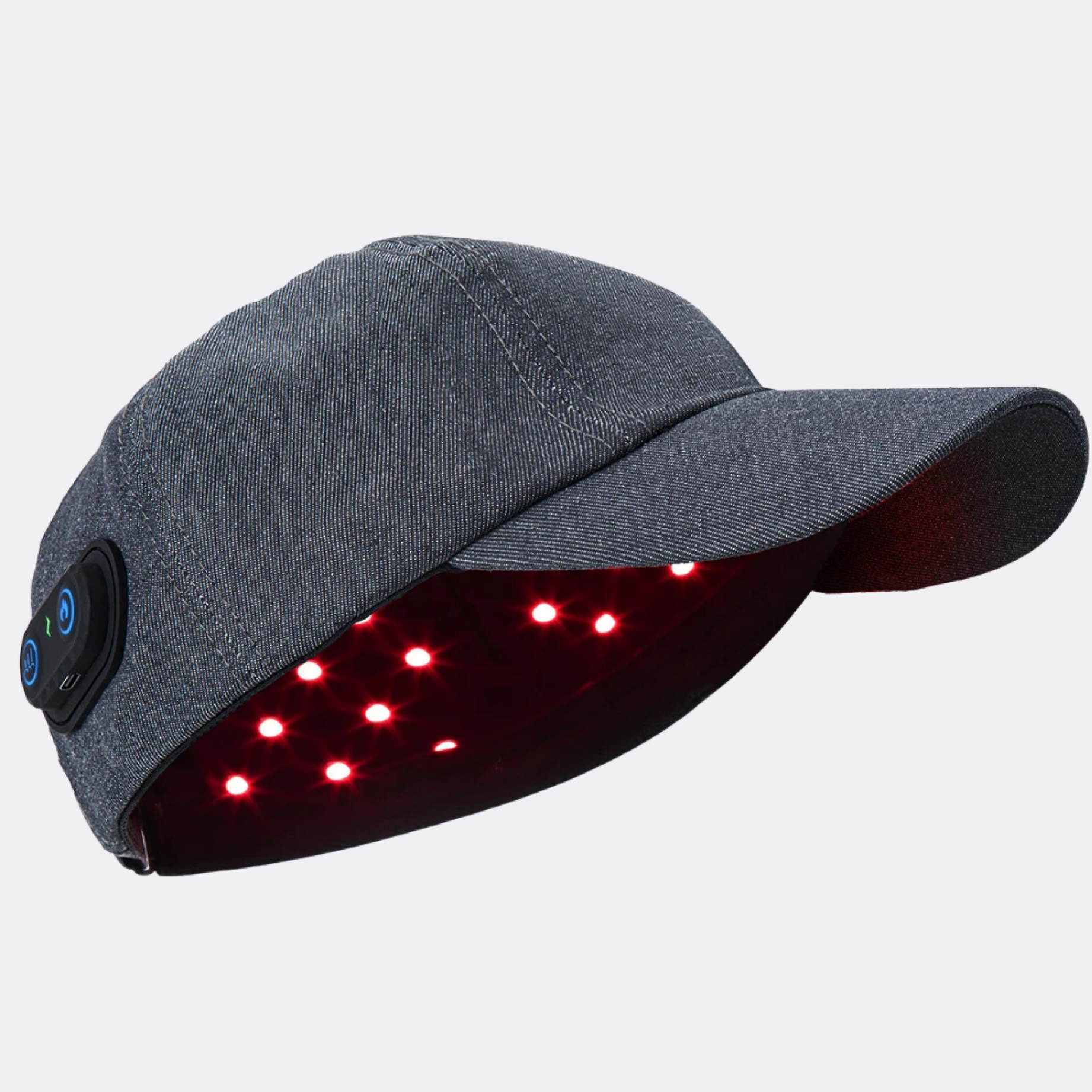 Boné LED Infravermelho para Crescimento Capilar